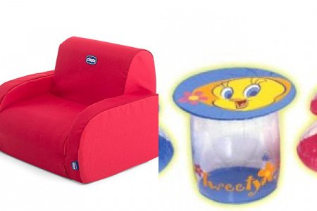 Sillón hinchable niños