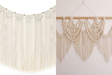 Cabecero cama macrame