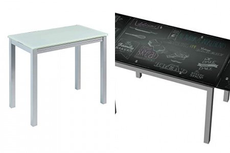 Mesa extensible cristal