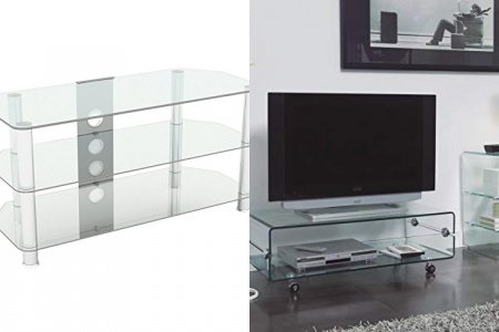 Mesa tv cristal