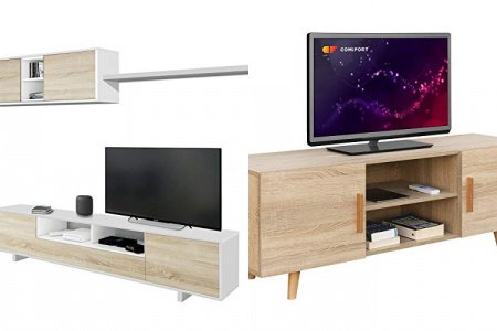 Mueble salon tv madera