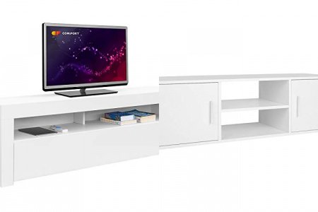 Mueble tv 100 cm blanco