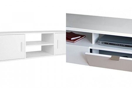 Mueble tv blanco 110cm