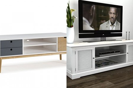 Mueble tv blanco vintage