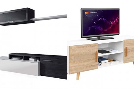 Mueble tv ceniza