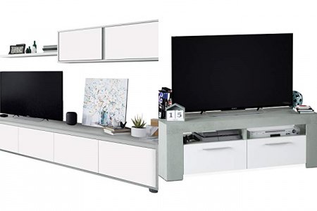 Mueble tv gris