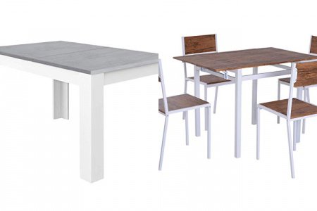 Conjunto mesa extensible y sillas comedor