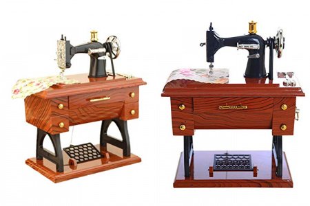 Maquina de coser adorno