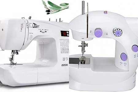 Maquina de coser eléctrica portátil