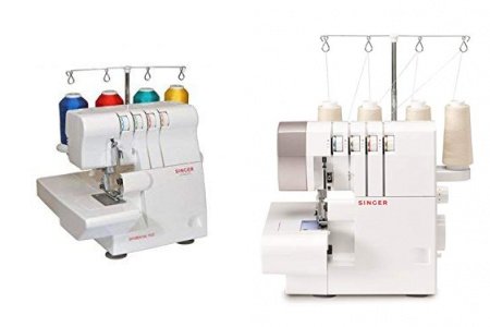 Maquina de coser overlock singer
