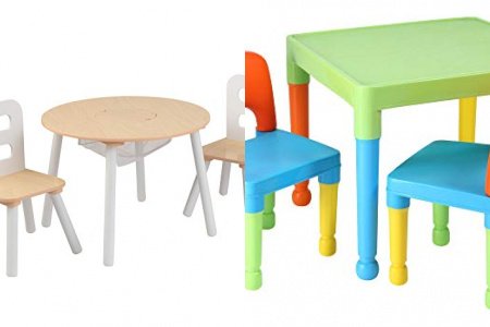 Mesa infantil y sillas