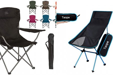 Silla camping plegable ligera