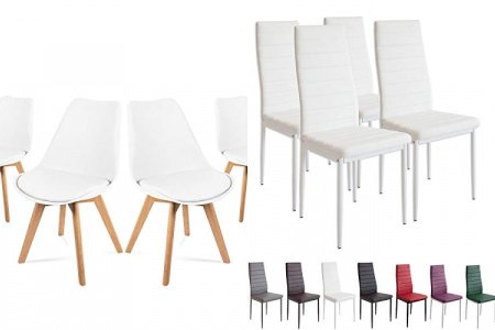 Silla comedor blanca