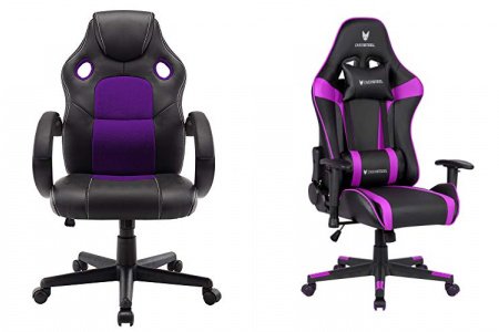 Silla gaming morada