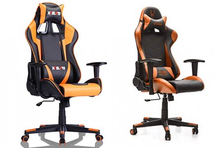 Silla gaming naranja