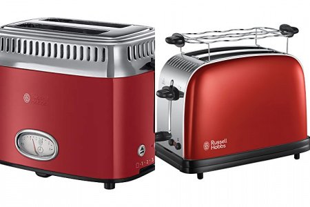Tostadora retro roja