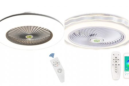 Ventilador de techo con luz led