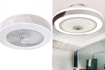 Ventilador techo led mando