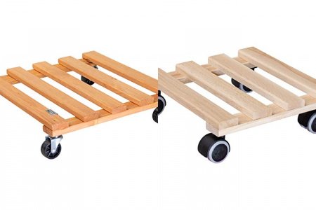 Soportes con ruedas para macetas