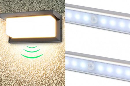 Aplique led con sensor de movimiento