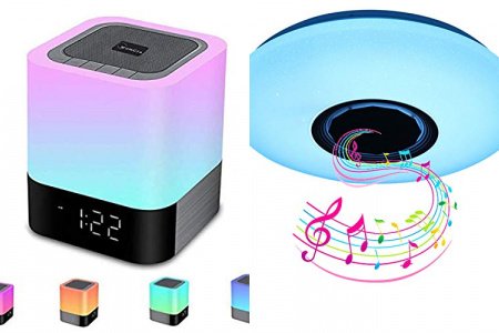 Lámpara altavoz bluetooth