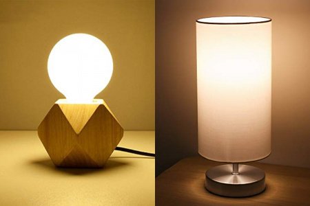 Lámparas de mesa de noche modernas
