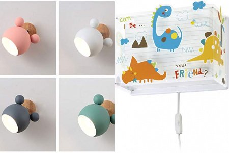 Lampara pared infantil