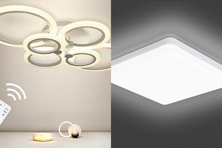 Lámparas de techo modernas dormitorio led