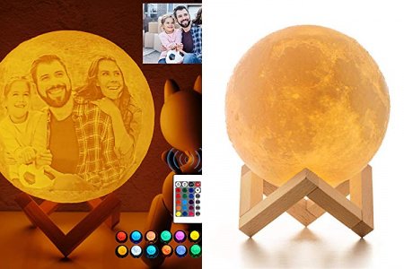 Lámpara luna 3d 20 cm