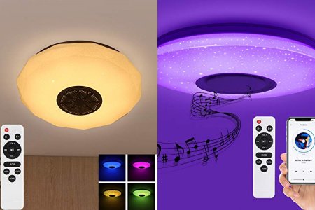 Plafón led bluetooth