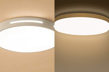 Plafón led luz calida