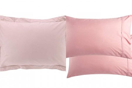 Funda almohada rosa