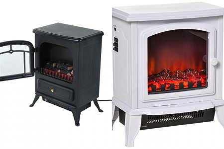 Chimenea eléctrica homcom