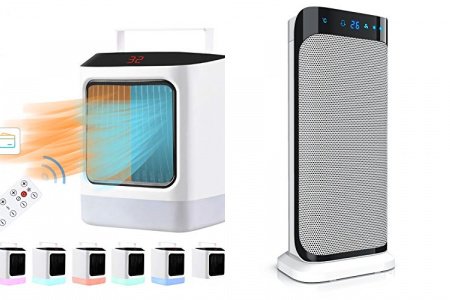 Calefactores electricos bajo consumo con mando