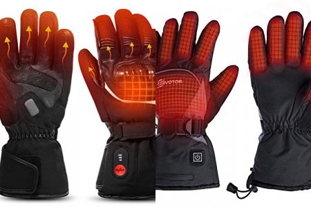 Guantes calefactores moto