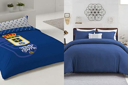 Funda nórdica azul cama 90